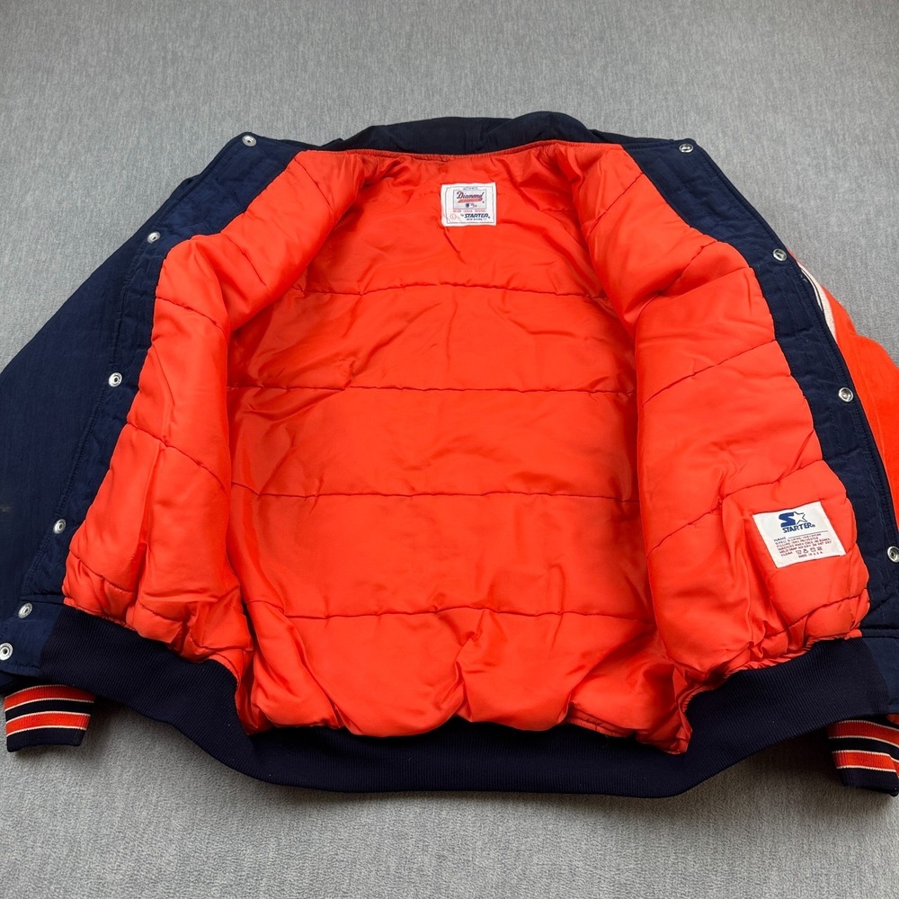 Vintage Detroit Tigers Starter Jacket Men Large MLB Baseball Diamond Collection - Picture 8 of 15